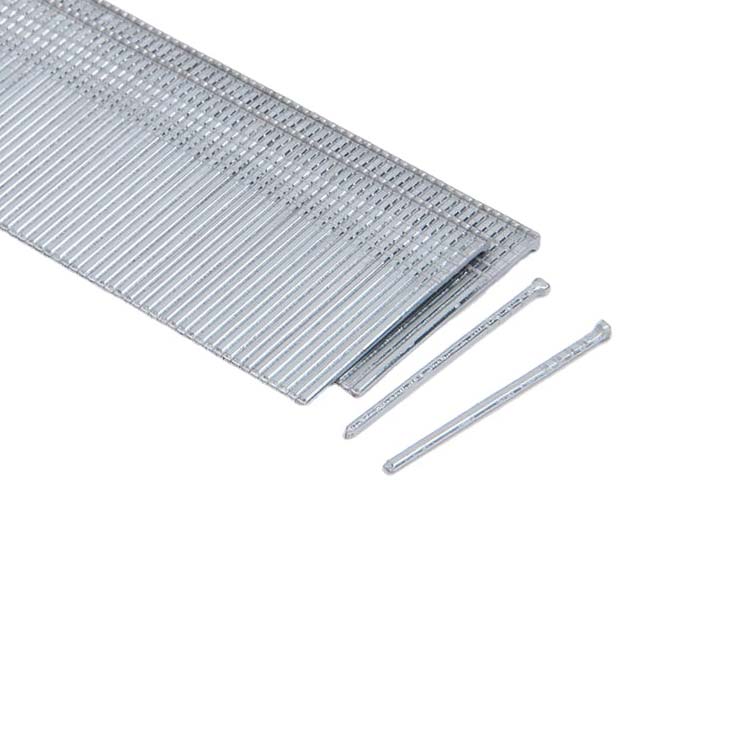 Brad nail strip and single brad nail reference