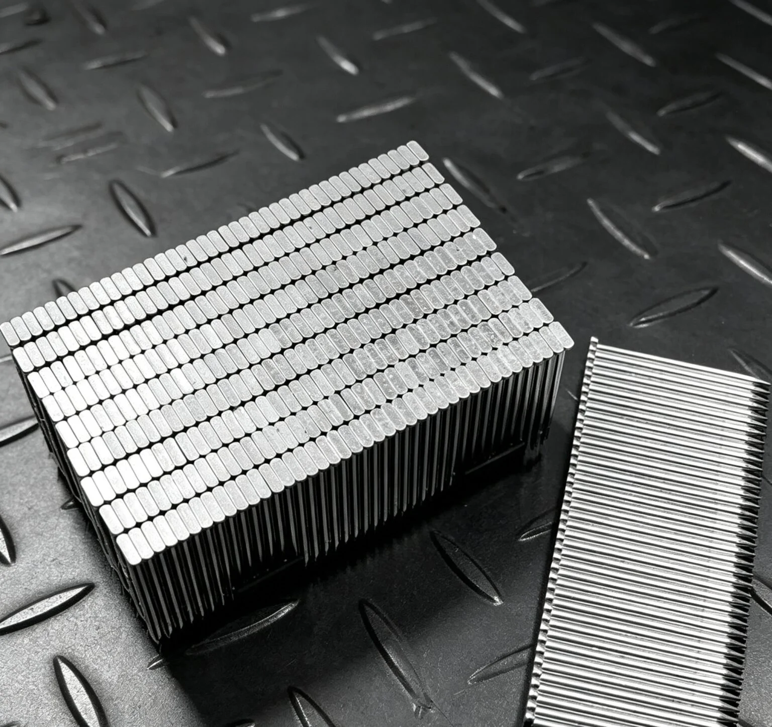 Collated steel nails
